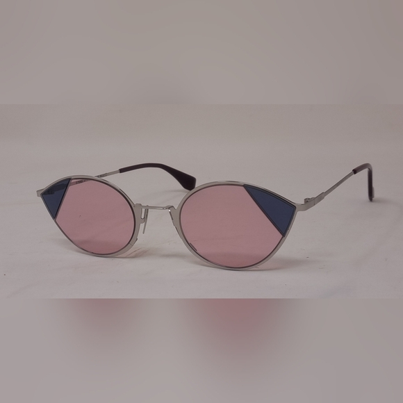 NEW Fendi Women's Sunglasses Butterfly Cut Eye Rose Silver FF0342/S 51-23-140 - Picture 11 of 16